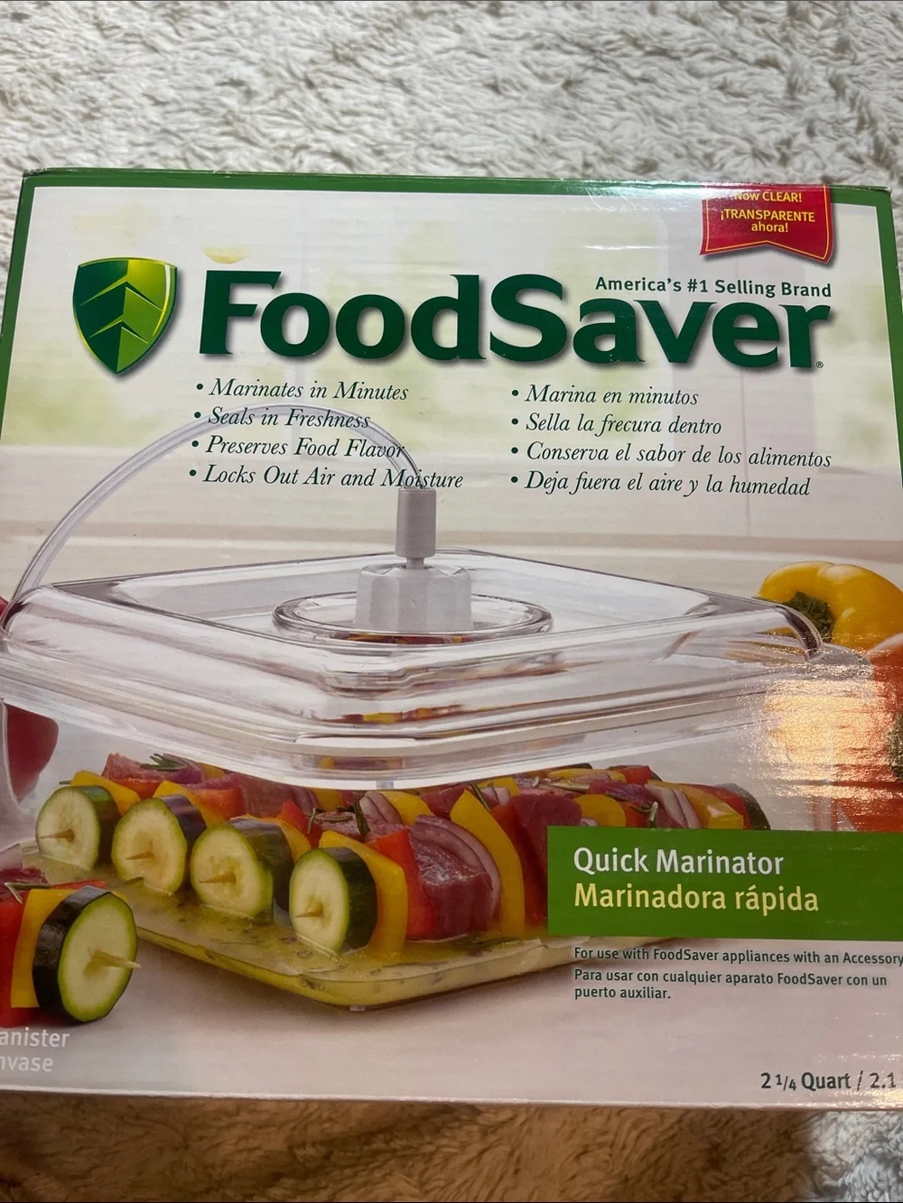 Food saver Quick Marinator - NEW